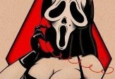Ilustração de personagem fantasiada para uma festa temática