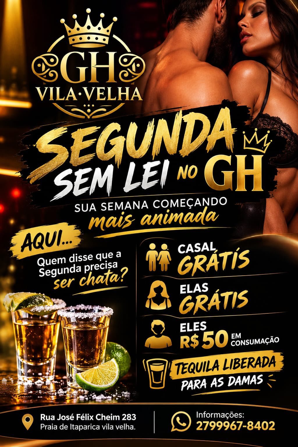 Banner da programação Segunda Sem Lei do GH